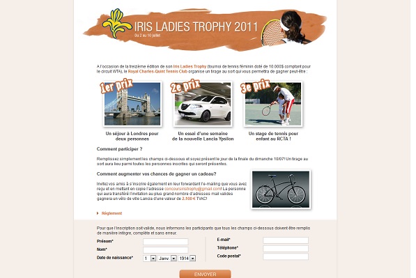 Concours « Iris Ladies Trophy »
