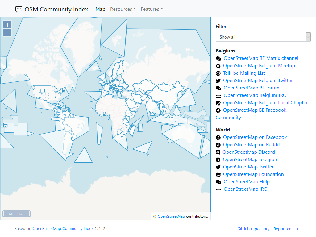 OpenStreetMap Community Index